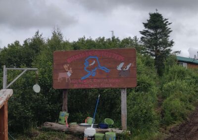Alaska fishing lodge with gourmet meals